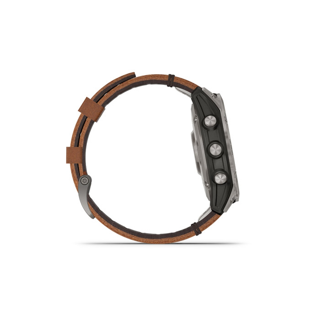 Смарт-годинник Garmin fenix 7 Pro Saph Solar, Ti w/Chestnut Lthr Band, Excl, GPS (010-02777-30) - зображення 4