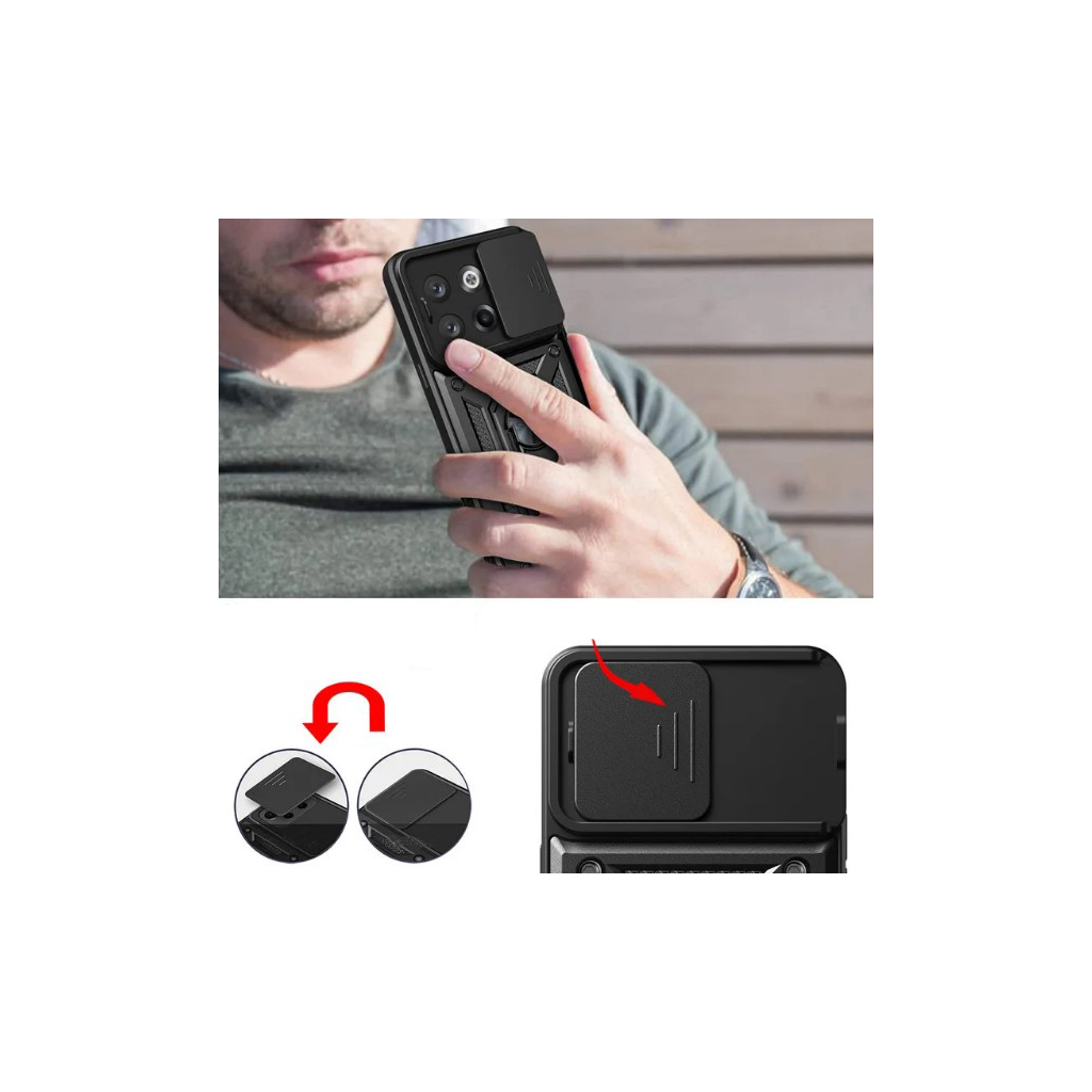 Чохол до мобільного телефона BeCover Military OnePlus Ace 2 Black (710137) - зображення 4