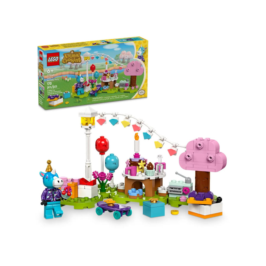 Конструктор LEGO Animal Crossing Вечірка з нагоди дня народження Julian 170 деталей (77046) - изображение 5