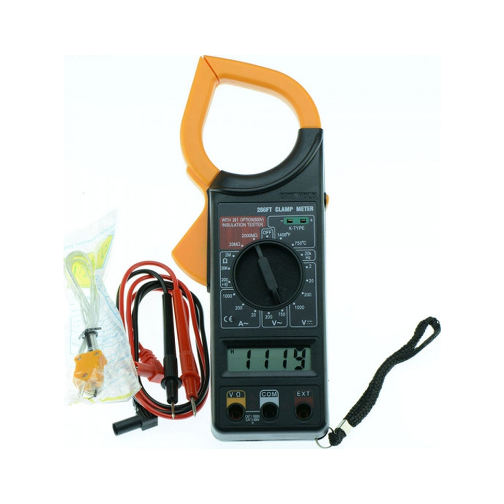 Цифровий мультиметр Voltronic DT-266FT, V, A, R, Q50 (DT-266FT) - зображення 3