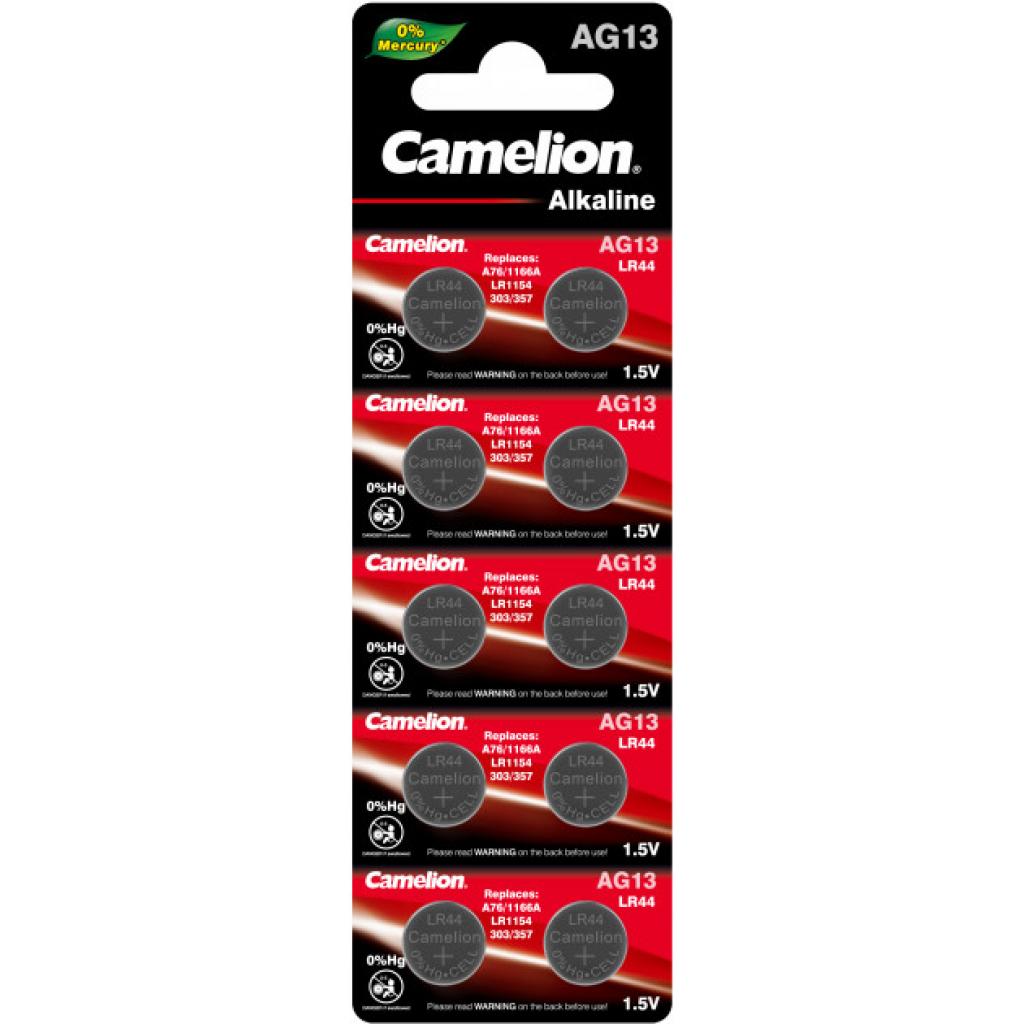 Батарейка AG13 / LR1154 / LR44 / V13GA Alkaline * 10 Camelion (AG13-BP10) - зображення 1