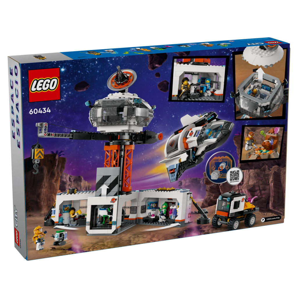 Конструктор LEGO City Космічна база й стартовий майданчик для ракети 1422 деталей (60434) - зображення 8