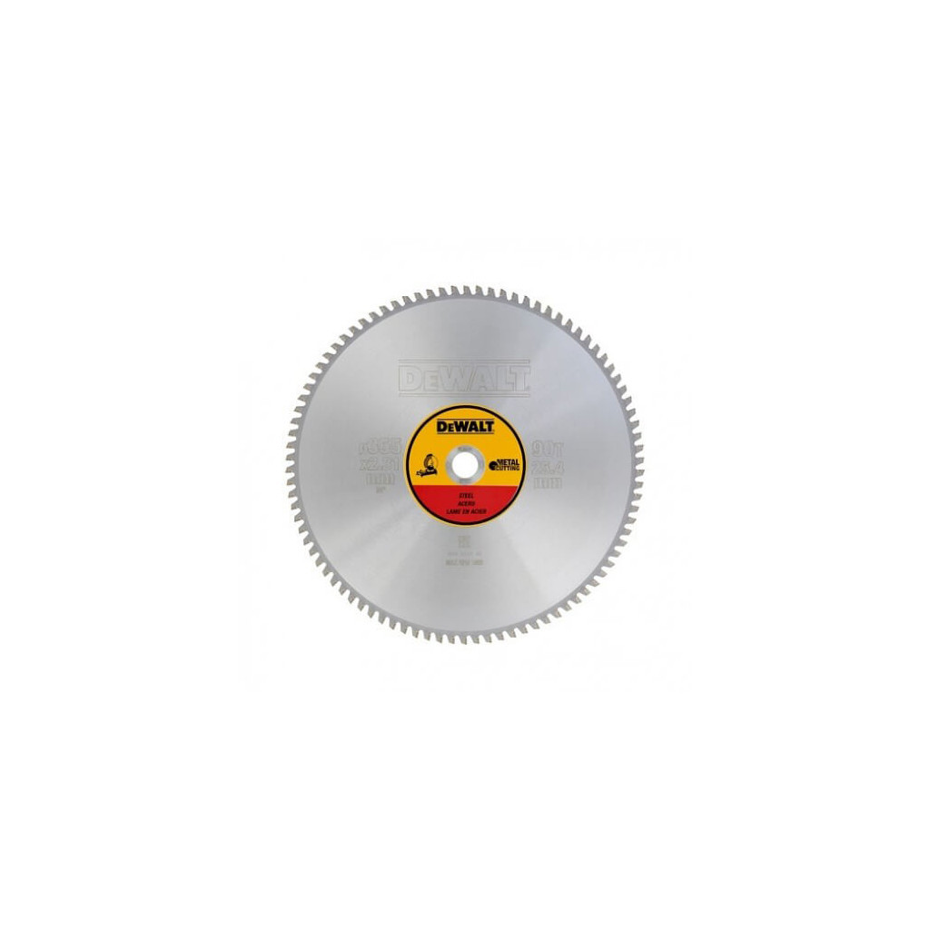 Диск пильний DeWALT METAL CUTTING, 355x25.4 мм, 90 z, TCG, 1.5 гр. (DT1927) - зображення 1
