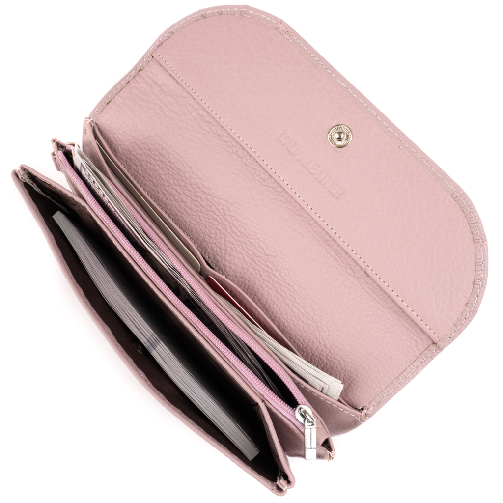 Гаманець ST Leather Зі шкіри Ліловий (19322) - зображення 5