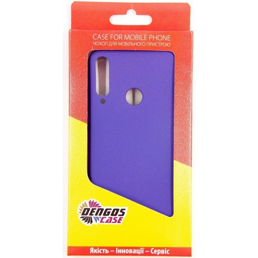 Чохол до мобільного телефона Dengos Carbon Huawei Y6p, violet (DG-TPU-CRBN-79) (DG-TPU-CRBN-79) - зображення 3
