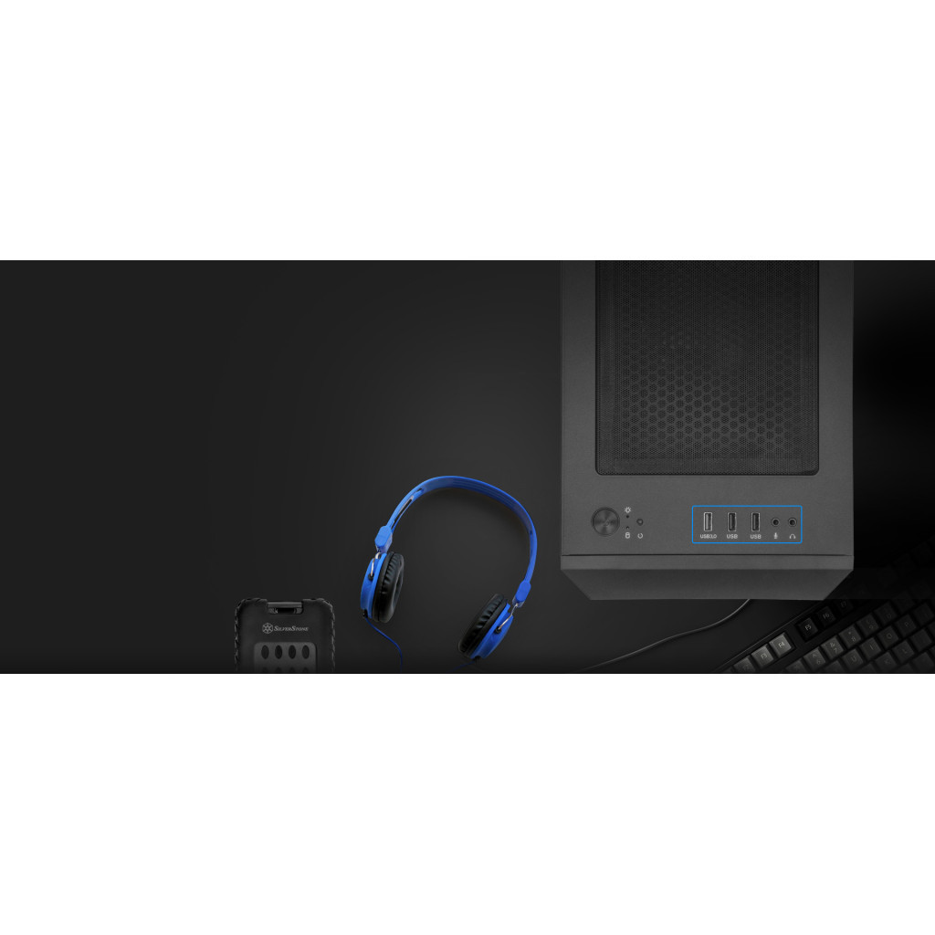 Корпус Silver Stone FARA (SST-FAH1MB-G) - зображення 5