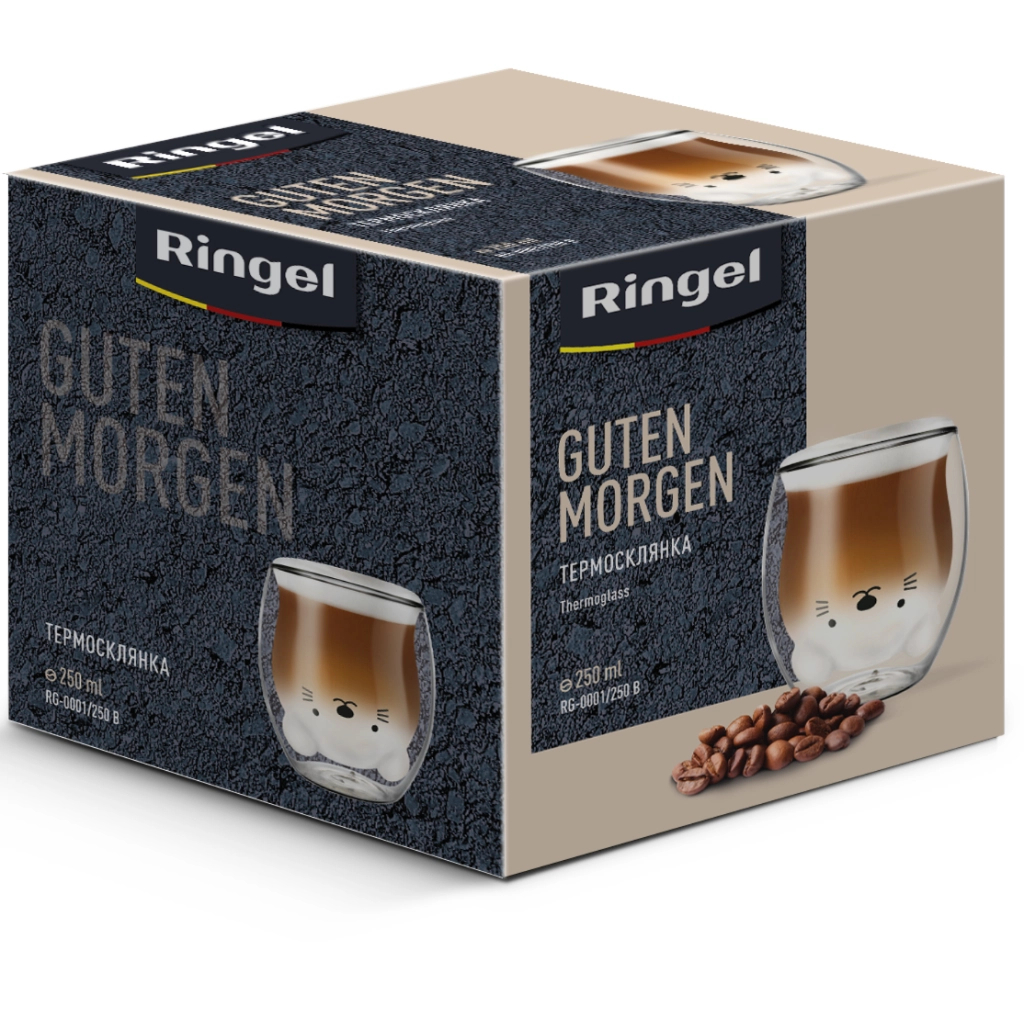 Склянка Ringel Guten Morgen подвійна стінка 250 мл Ведмедик (RG-0001/250 B) - зображення 3