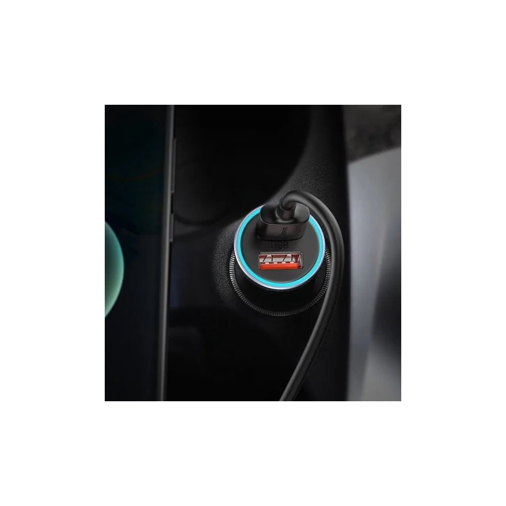 Зарядний пристрій Baseus 2xUSB QC3.0 + cable USB to USB-C 40W Golden Contactor Pro dark gray (TZCCJD-A0G) - зображення 6