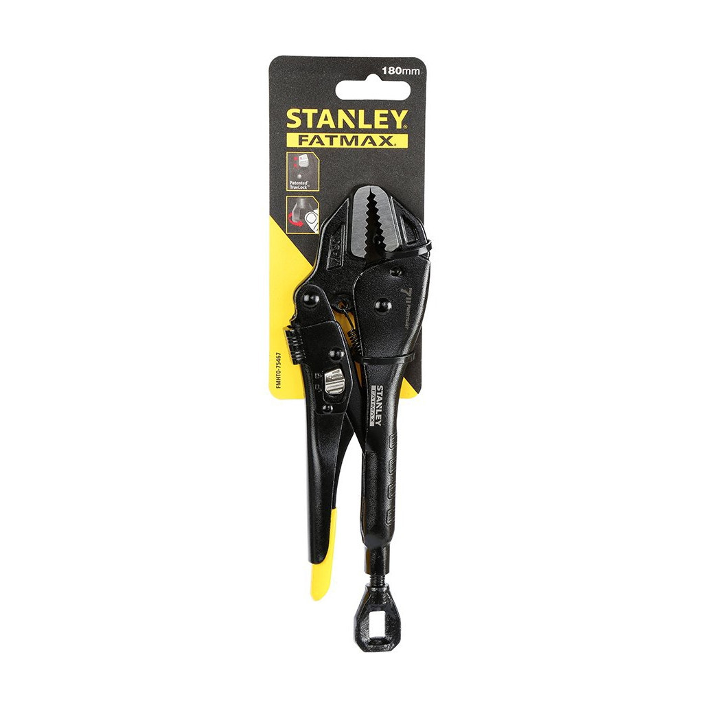 Кліщі Stanley з фіксацією (пінці) 180мм прямі посилені FatMax (FMHT0-75467) - изображение 3