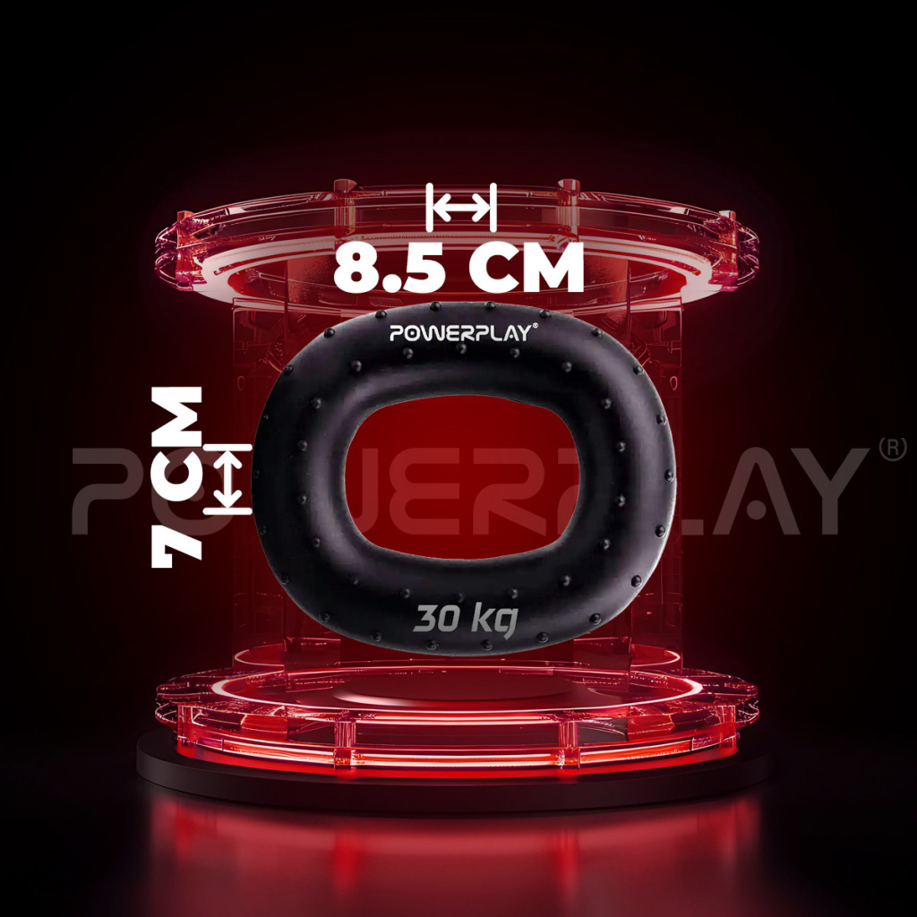 Еспандер PowerPlay PP-4337 Hand Grip Hard 30 кг Чорний (PP_4337_Black_30kg) - зображення 9