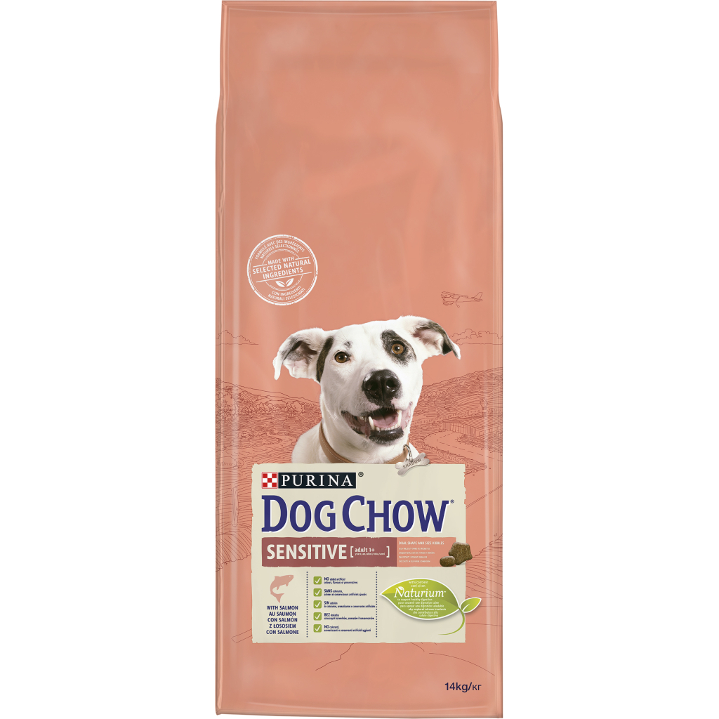 Сухий корм для собак Purina Dog Chow для дорослих, схильних до алергії собак з лососем 14 кг (7613034488244) - зображення 2