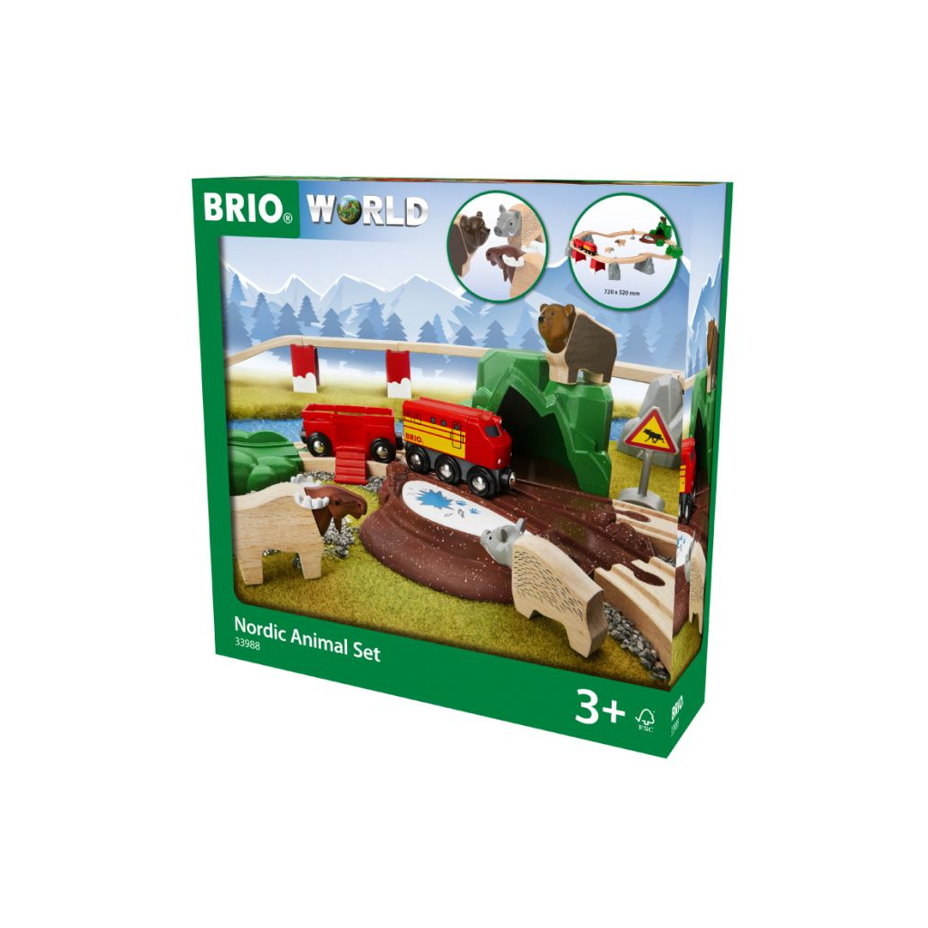 Залізниця Brio Скандинавські тварини (33988) - зображення 2