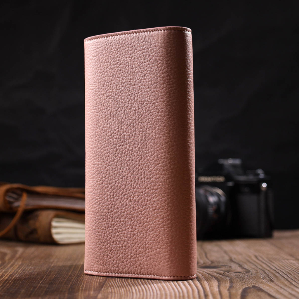 Гаманець Tony Bellucci З натуральної шкіри Пудровий (21963) - зображення 9