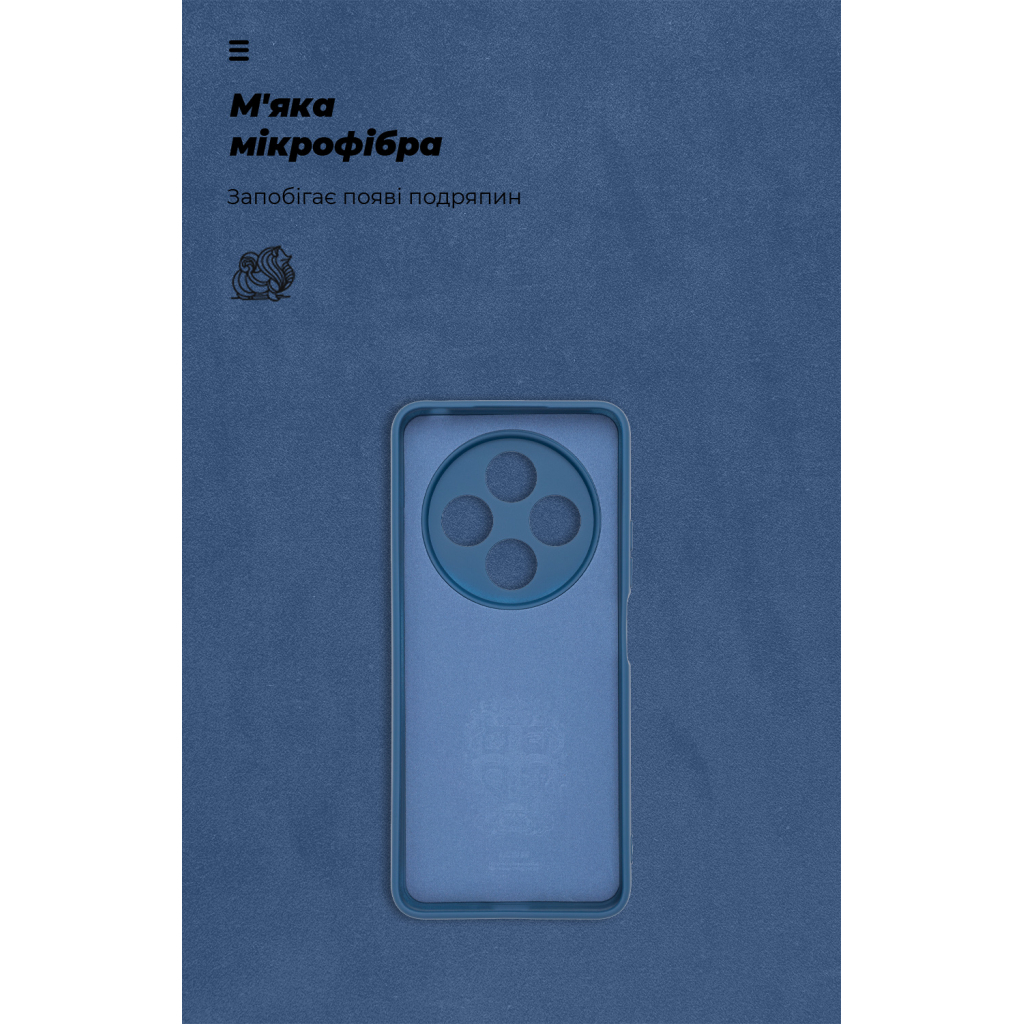 Чохол до мобільного телефона Armorstandart ICON Xiaomi Poco M7 5G Camera cover Dark Blue (ARM85316) - зображення 4