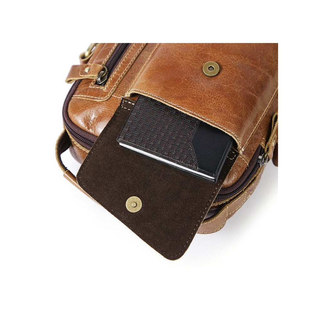 Сумка Vintage Світло-коричнева (14766) - зображення 2