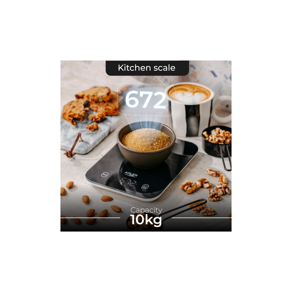 Ваги кухонні Adler AD 3181 black - picture 7