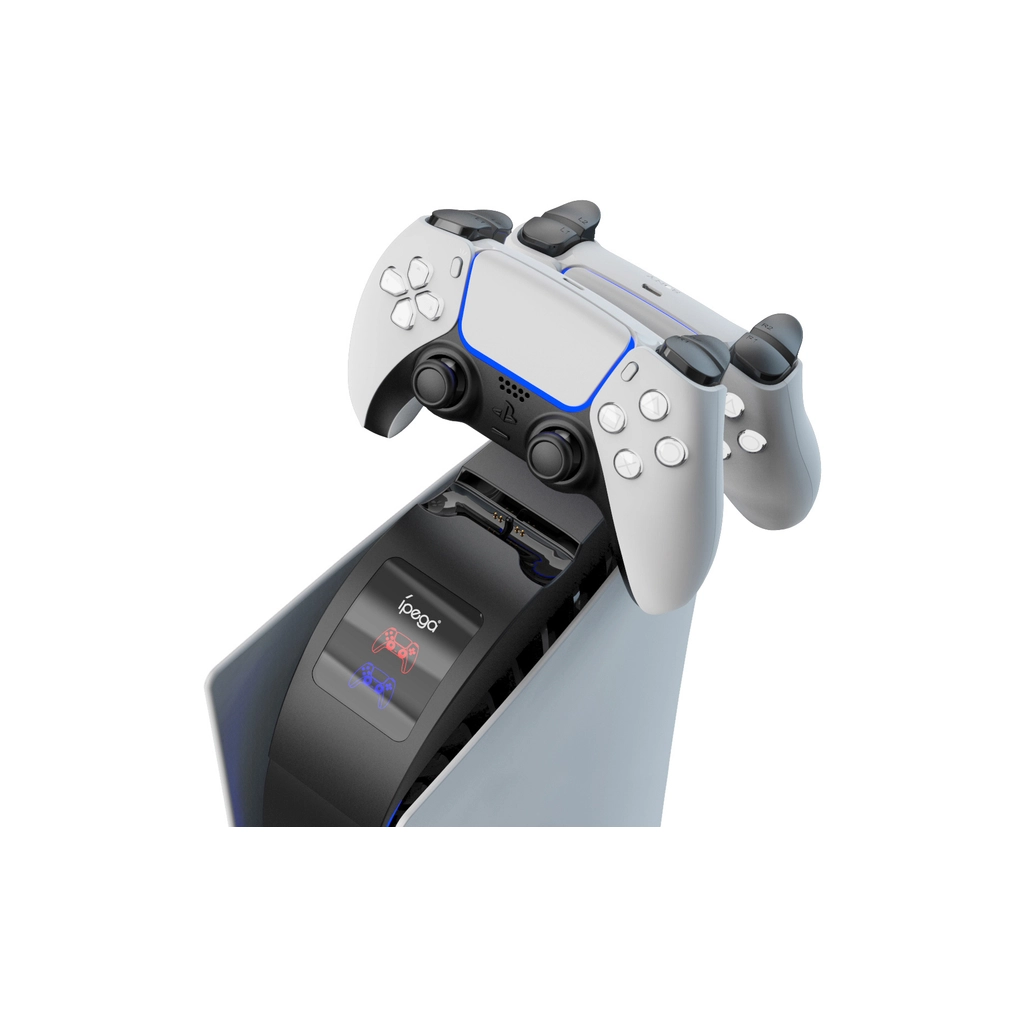 Зарядний пристрій iPega PG-P5016 Для геймпадів DualSense PS5 Sony PlayStation 5 Black (PG-P5016) - зображення 2