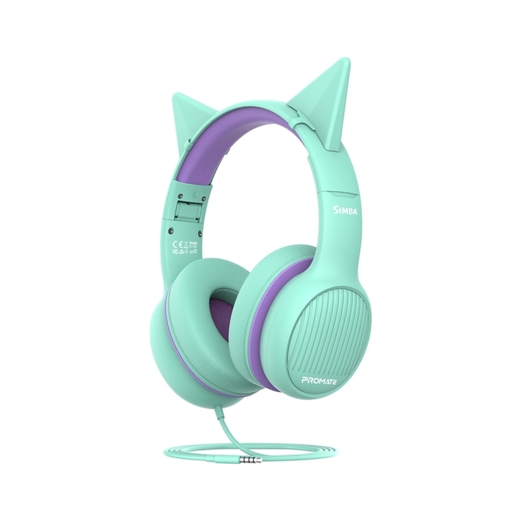 Навушники Promate Simba Emerald (simba.emerald) - зображення 1