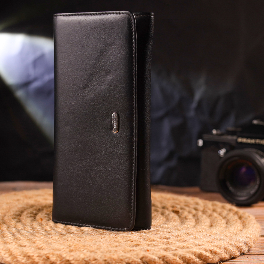 Гаманець Canpellini З натуральної шкіри Чорний (21611) - зображення 6