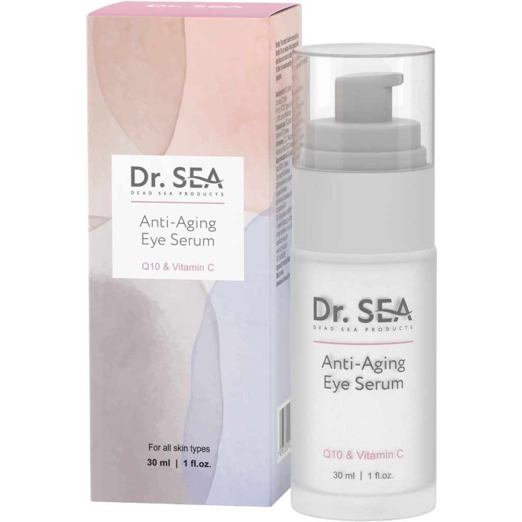 Сироватка для обличчя Dr. Sea Anti-Aging Eye Serum Для очей З Q10 та вітаміном C 30 мл (7293720020745) - зображення 1