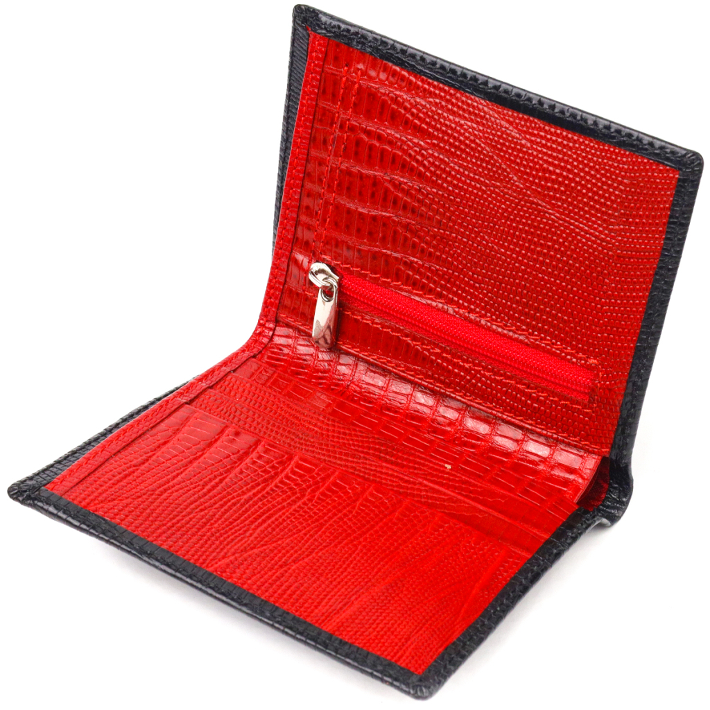 Гаманець Canpellini З натуральної шкіри Чорне (21501) - зображення 5