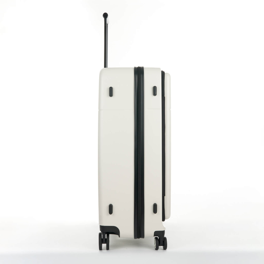 Валіза Bagland велика 96 л біла (1140521763) - зображення 4