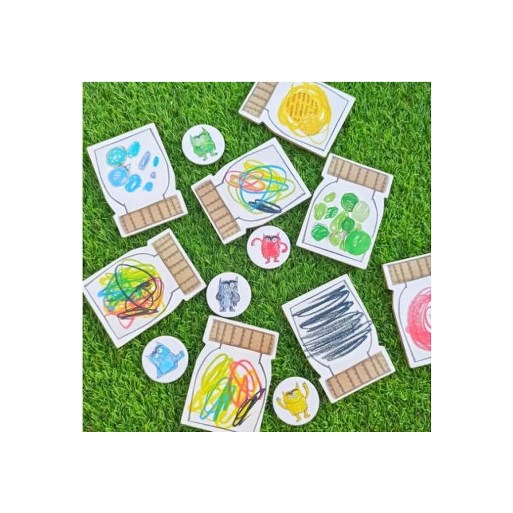 Настільна гра Feelindigo Кольоровий Монстрик (The Color Monster) українська (LFCACB181) - зображення 4