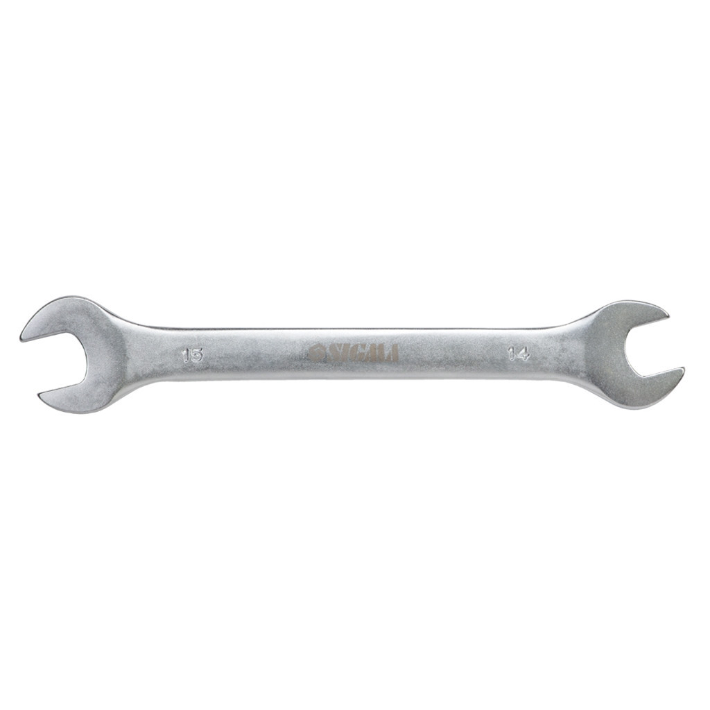 Ключ Sigma ріжковий 14x15мм CrV (6025721) - изображение 1