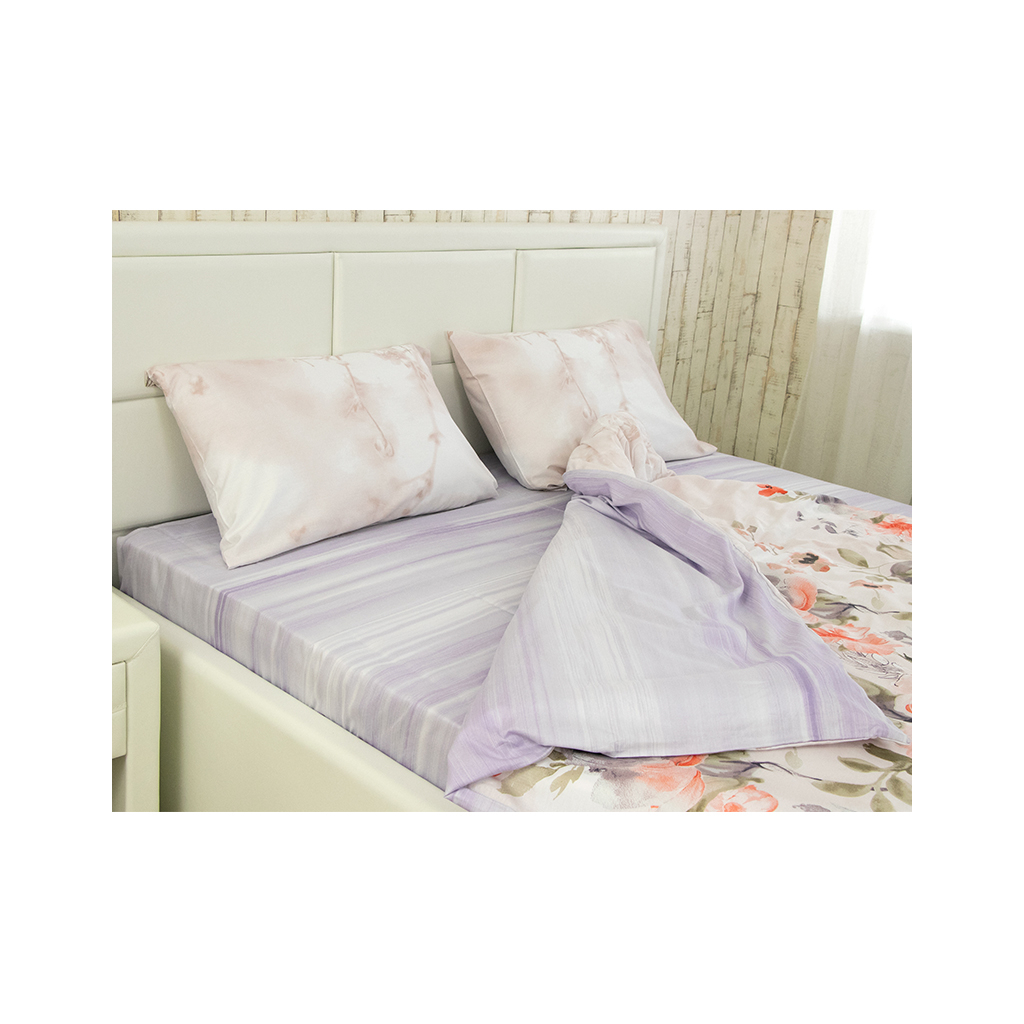 Постільна білизна Руно Flowers maxi сатин набивний полуторний (К_677.137А_Flowers) - зображення 4