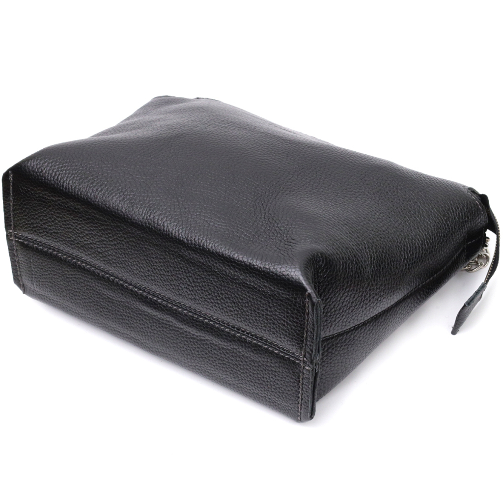 Сумка Grande Pelle З натуральної шкіри Чорна (11655) - зображення 5