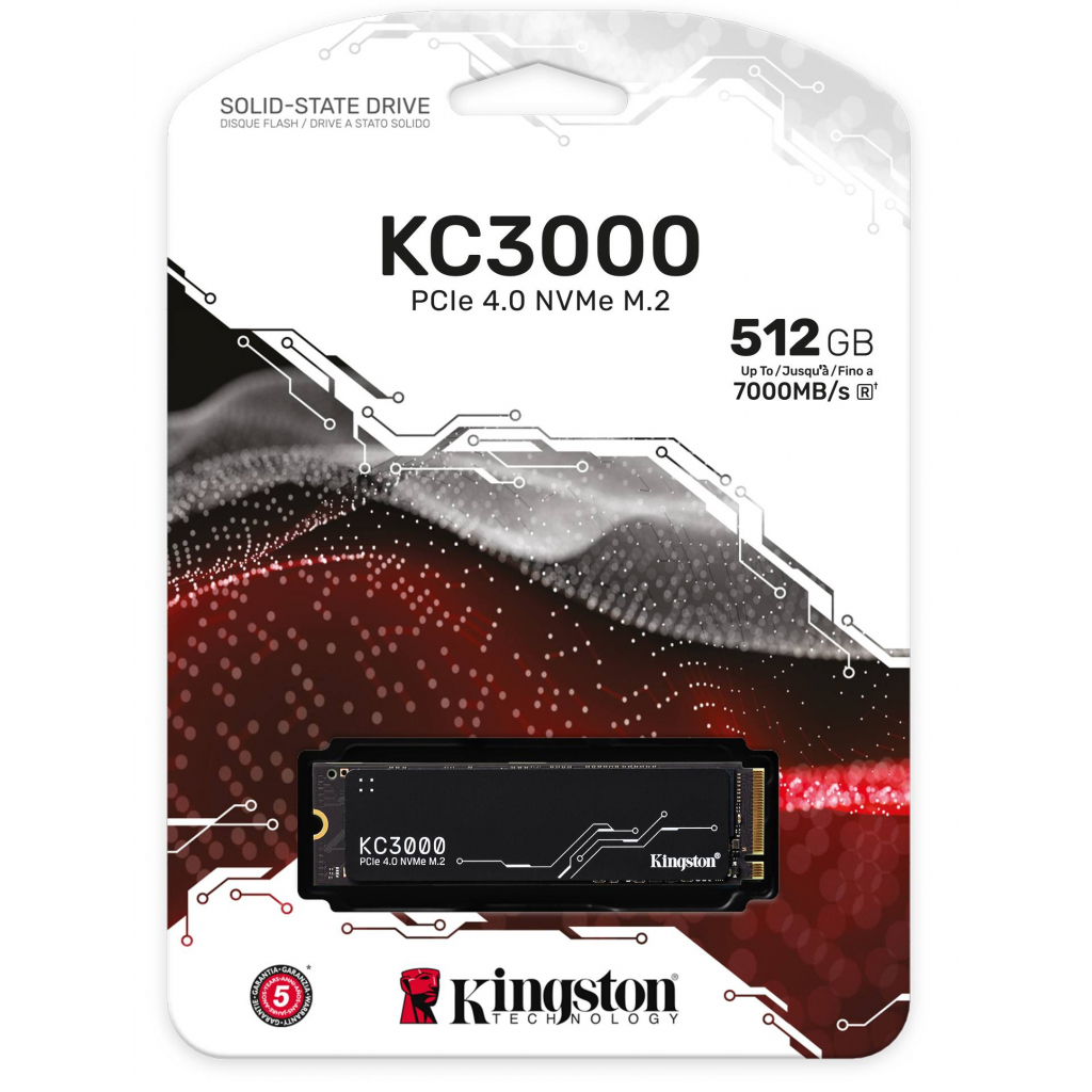 Накопичувач SSD M.2 2280 512GB Kingston (SKC3000S/512G) - изображение 3
