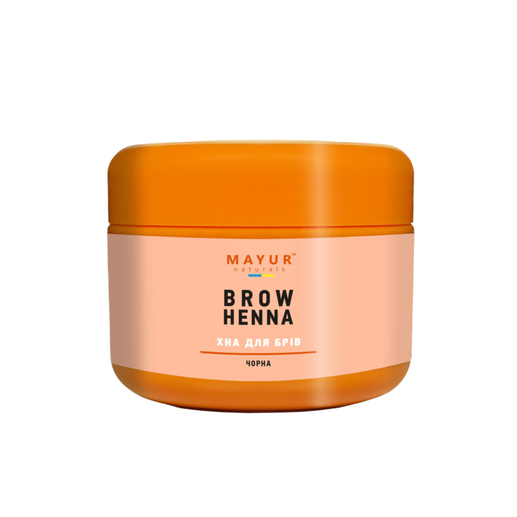 Хна Mayur для брів Чорна 10 г (4820189560401) - изображение 1