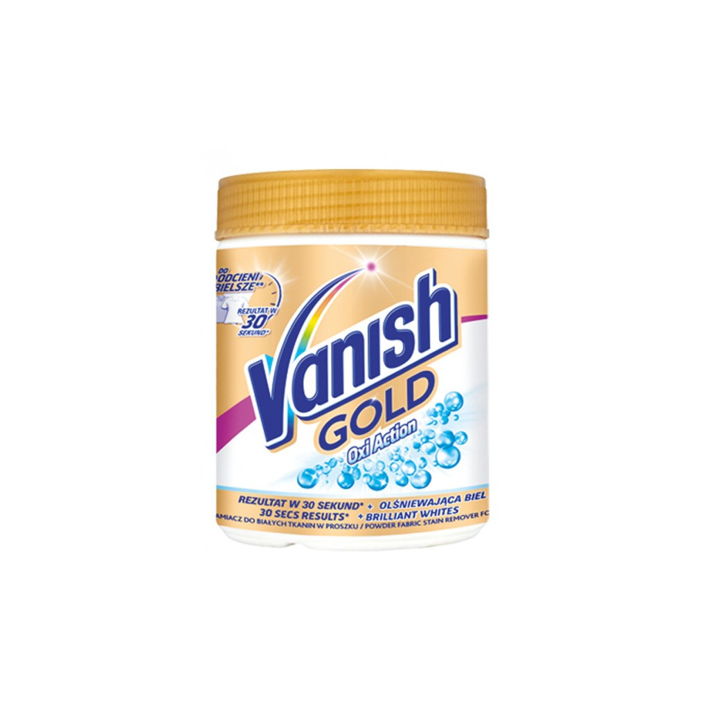Засіб для видалення плям Vanish Gold Oxi Action Кришталева білизна 705 г (5900627067682) - зображення 1