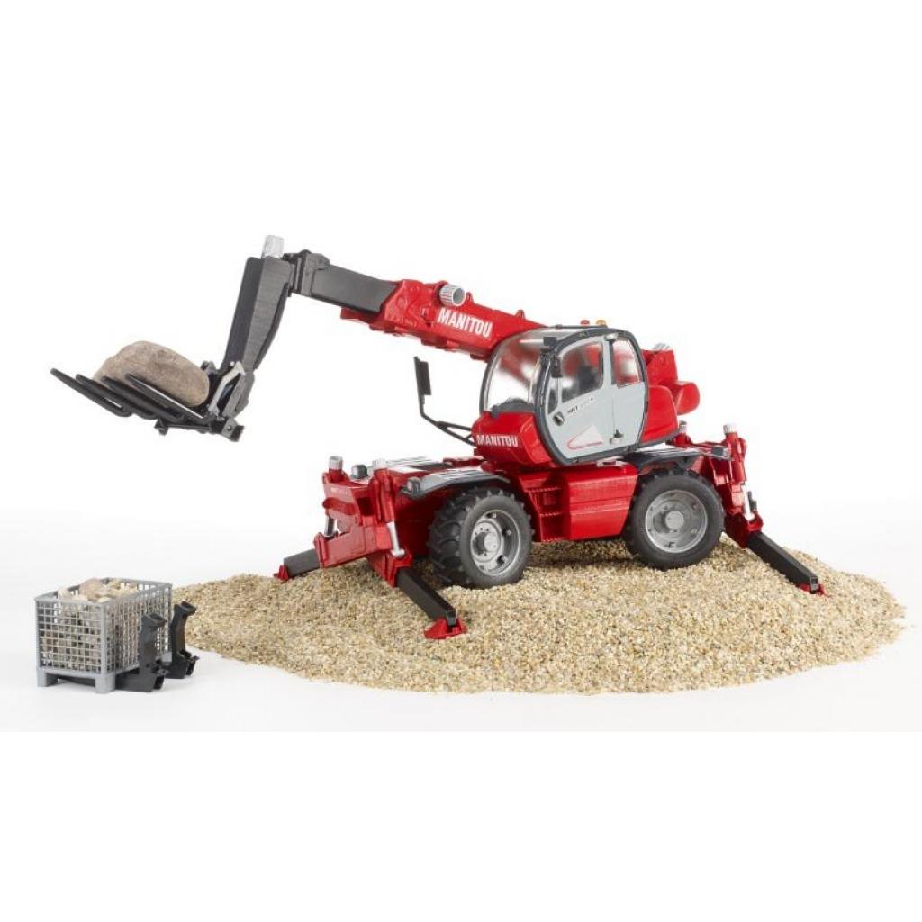 Спецтехніка Bruder Дорожный погрузчик с телескопической стрелой MRT 2150 (02129) - зображення 6