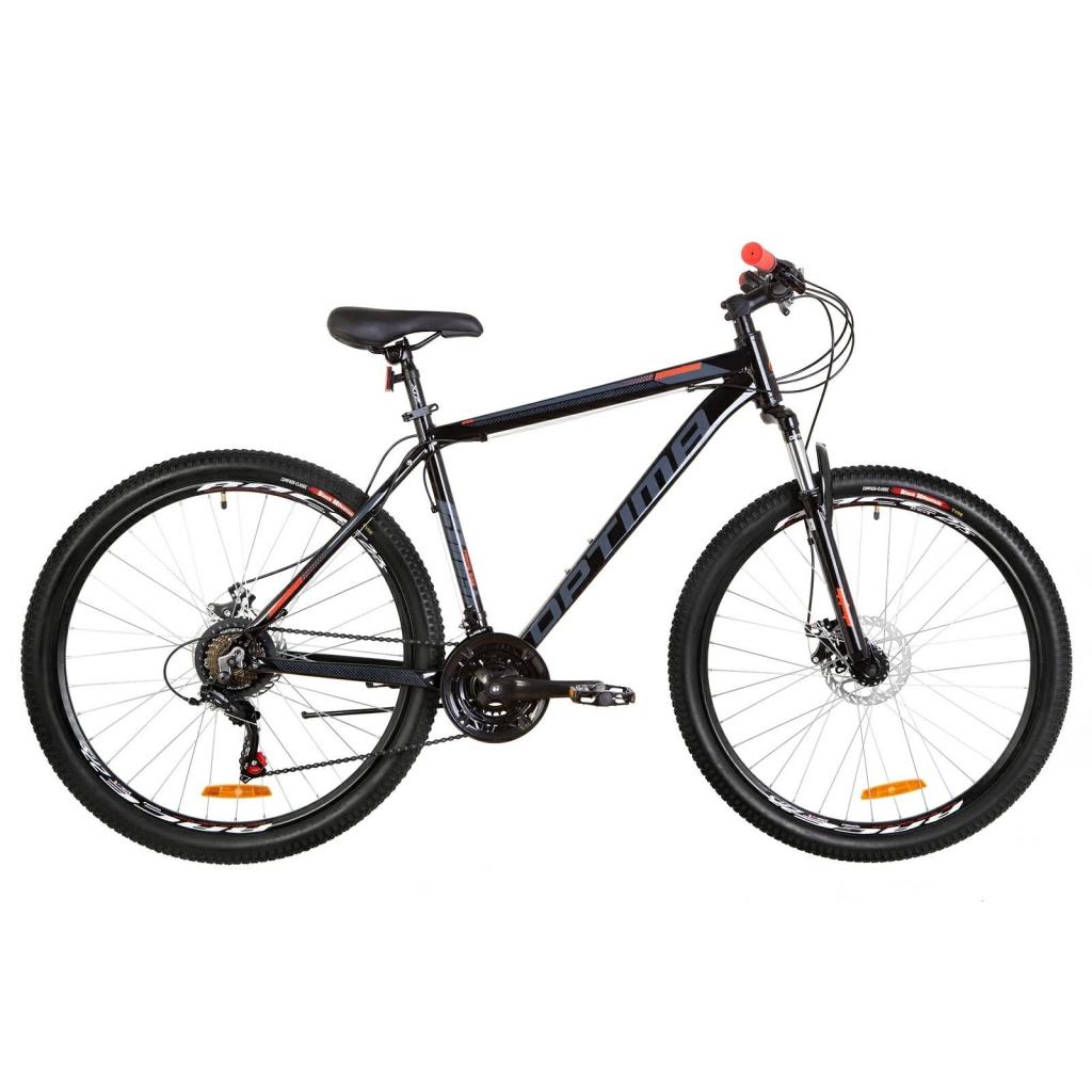Велосипед Optimabikes 29" MOTION AM DD рама-20" 2019 чорно-помаранчевий (OPS-OP-29-069) - зображення 1