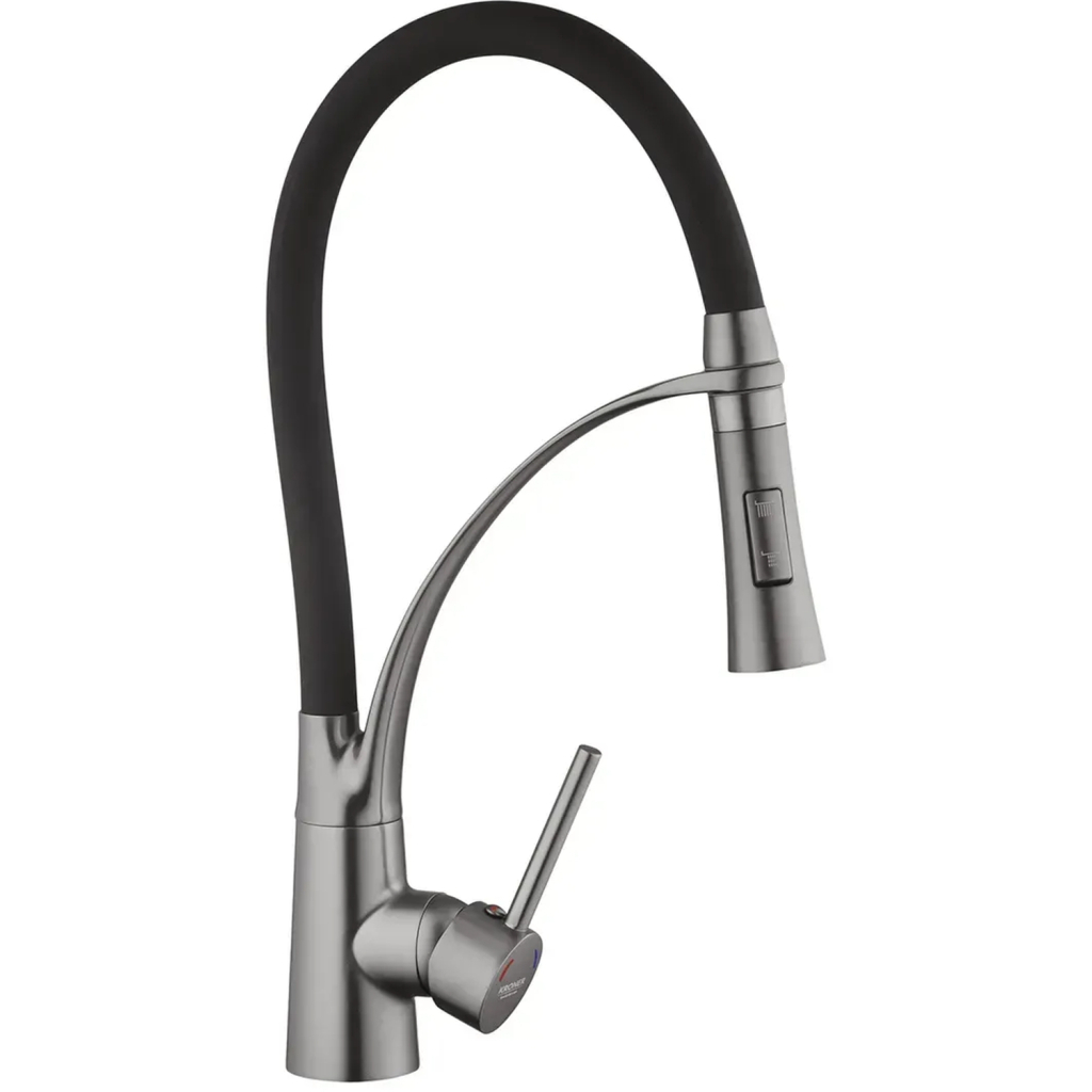 Змішувач Kroner Ersel-GRP03393BLK (CV033800) - зображення 3