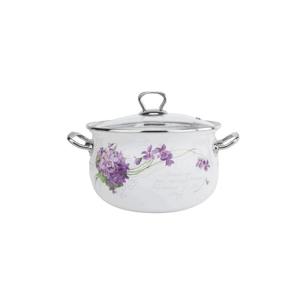 Каструля Gusto GT-T-220-L Бузкова мелодія 20 см 4,0 л (87722) - зображення 1