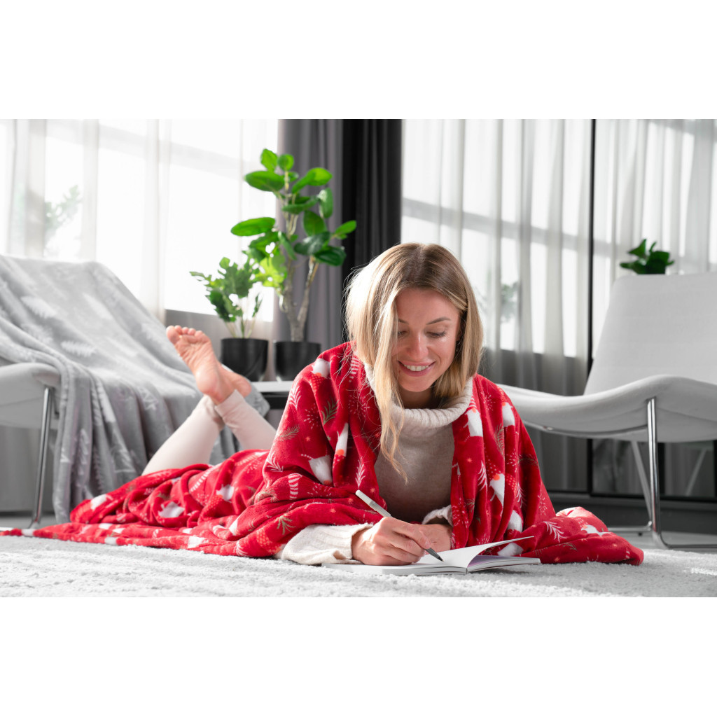 Плед Ardesto Flannel гноми 160х200 см (ART0111PB) - зображення 7