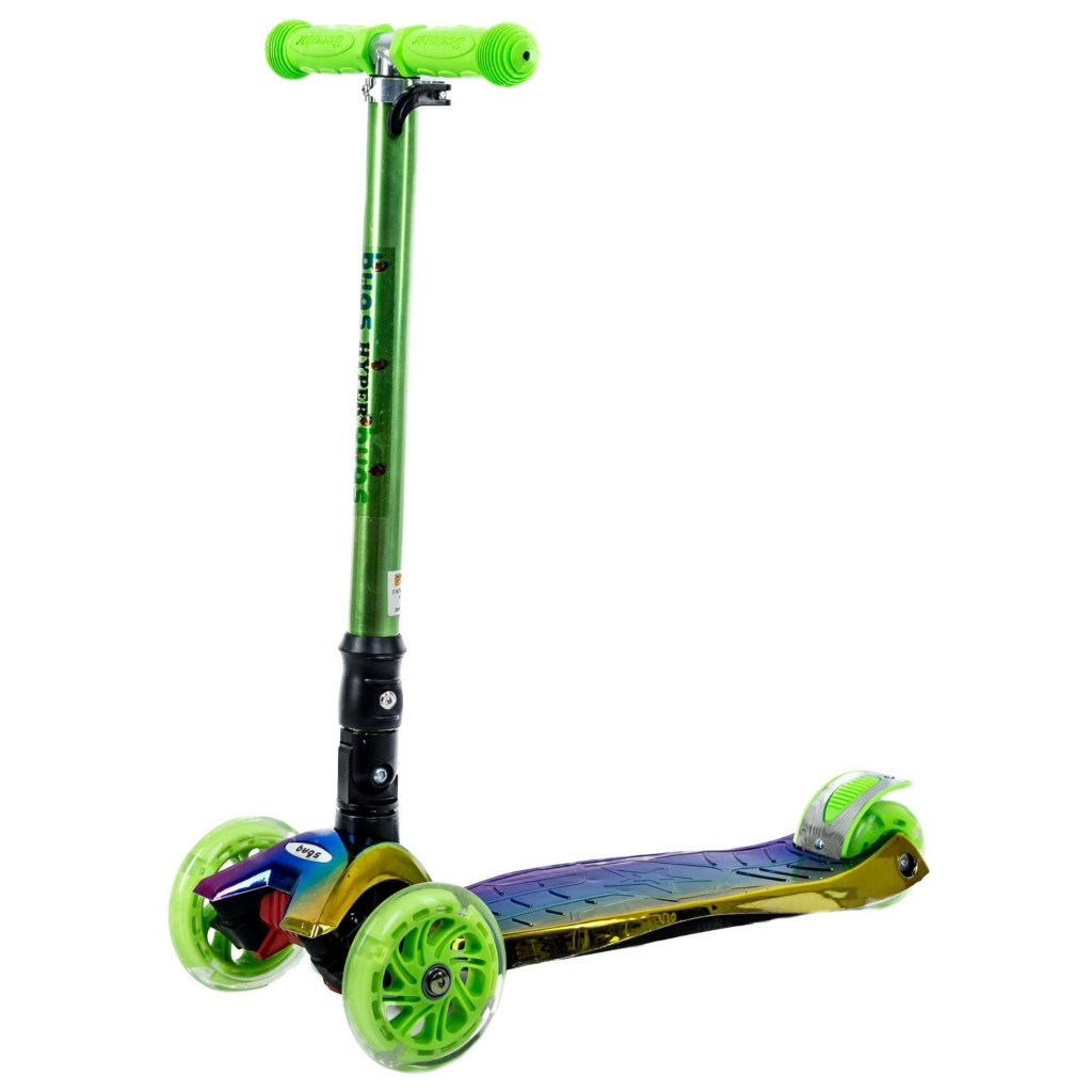 Самокат Bugs Hyper 2 Chameleon Green (6905614651508) - зображення 2