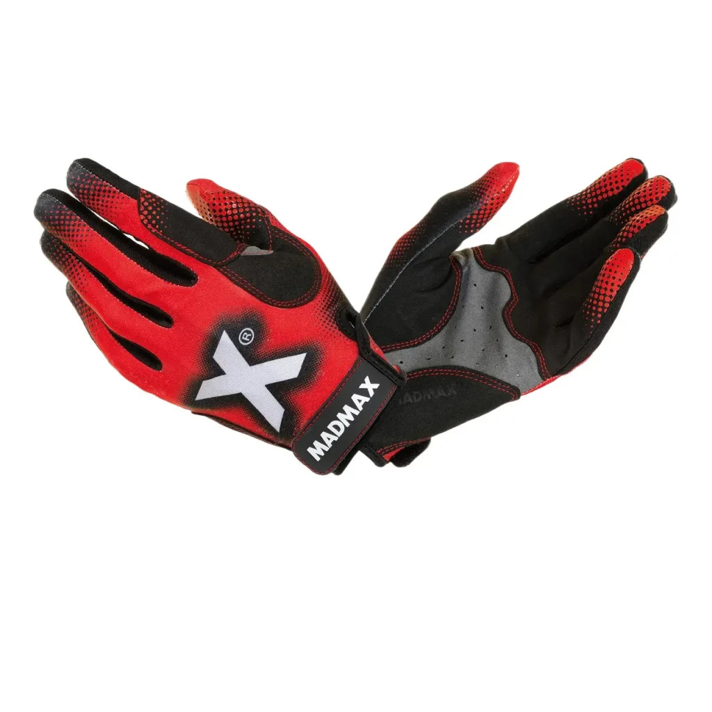 Рукавички для фітнесу MadMax MXG-101 X Gloves Black/Grey/Red XXL (MXG-101-RED_XXL) - зображення 1