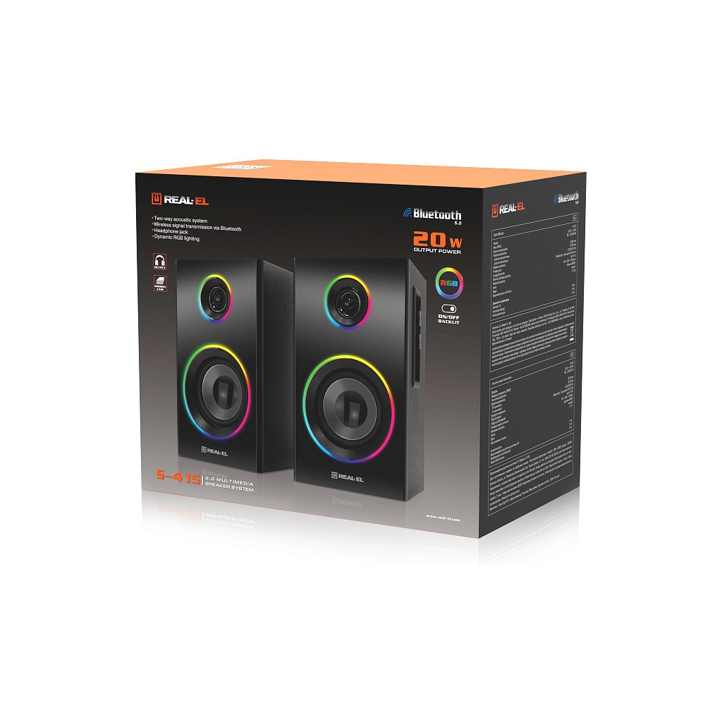 Акустична система REAL-EL S-415 (EL121200017) - зображення 10
