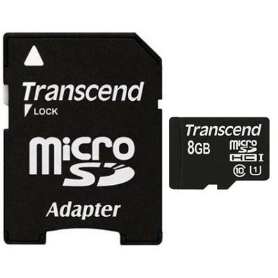 Карта пам'яті Transcend 8Gb microSDHC UHS-I (TS8GUSDU1) - изображение 1