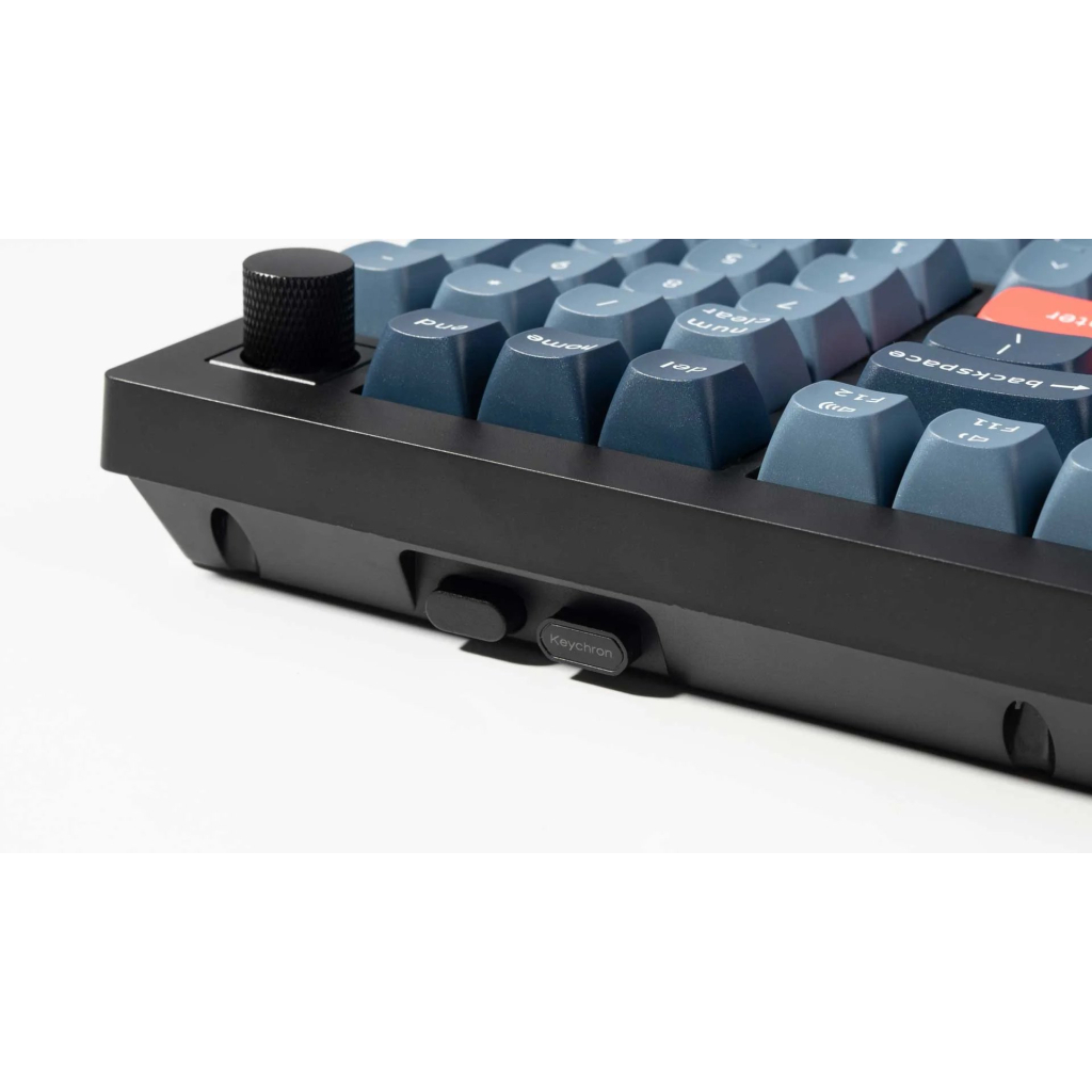 Клавіатура Keychron V5 Max Gateron Jupiter Brown Knob Hot-Swap QMK Wireless/Bluetooth/USB-А UA Black (V5M-D3-UA) - зображення 5