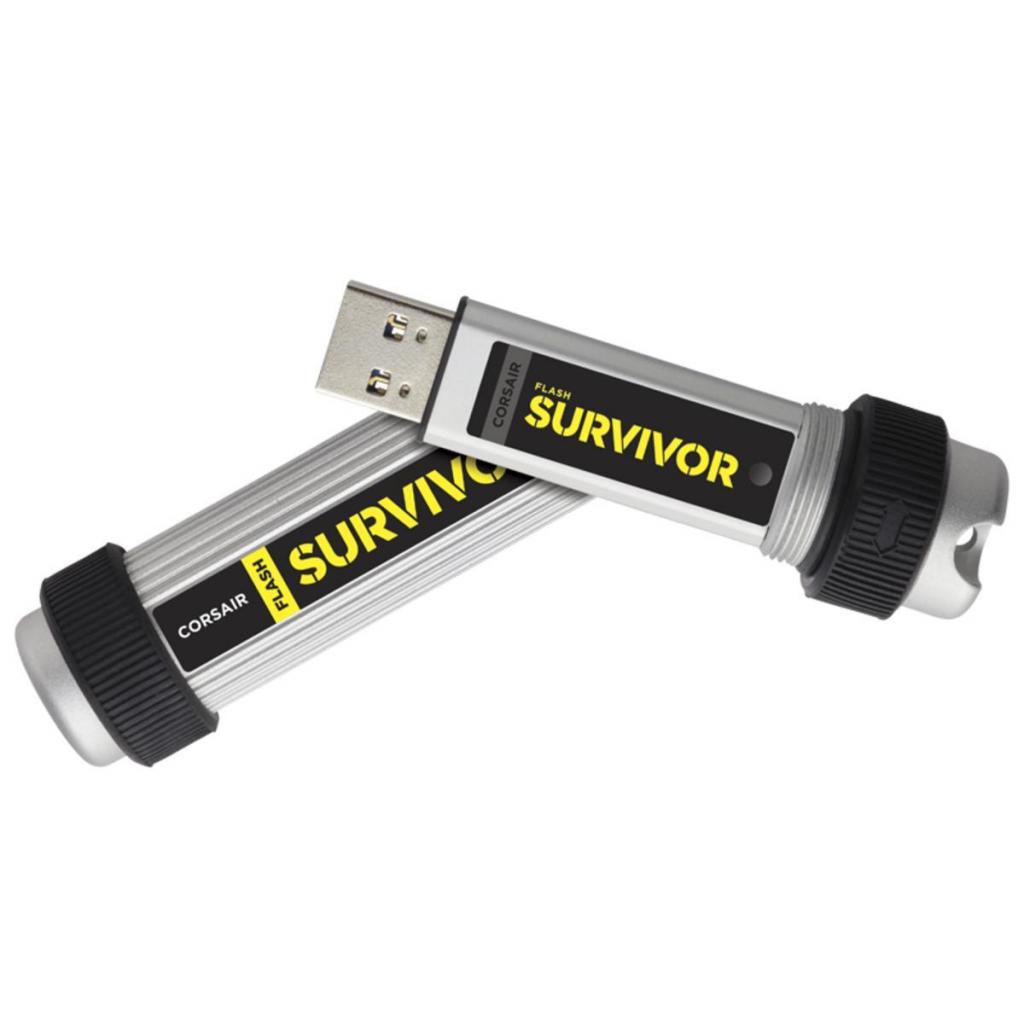 USB флеш накопичувач Corsair 256GB Survivor USB 3.0 (CMFSV3B-256GB) - зображення 3