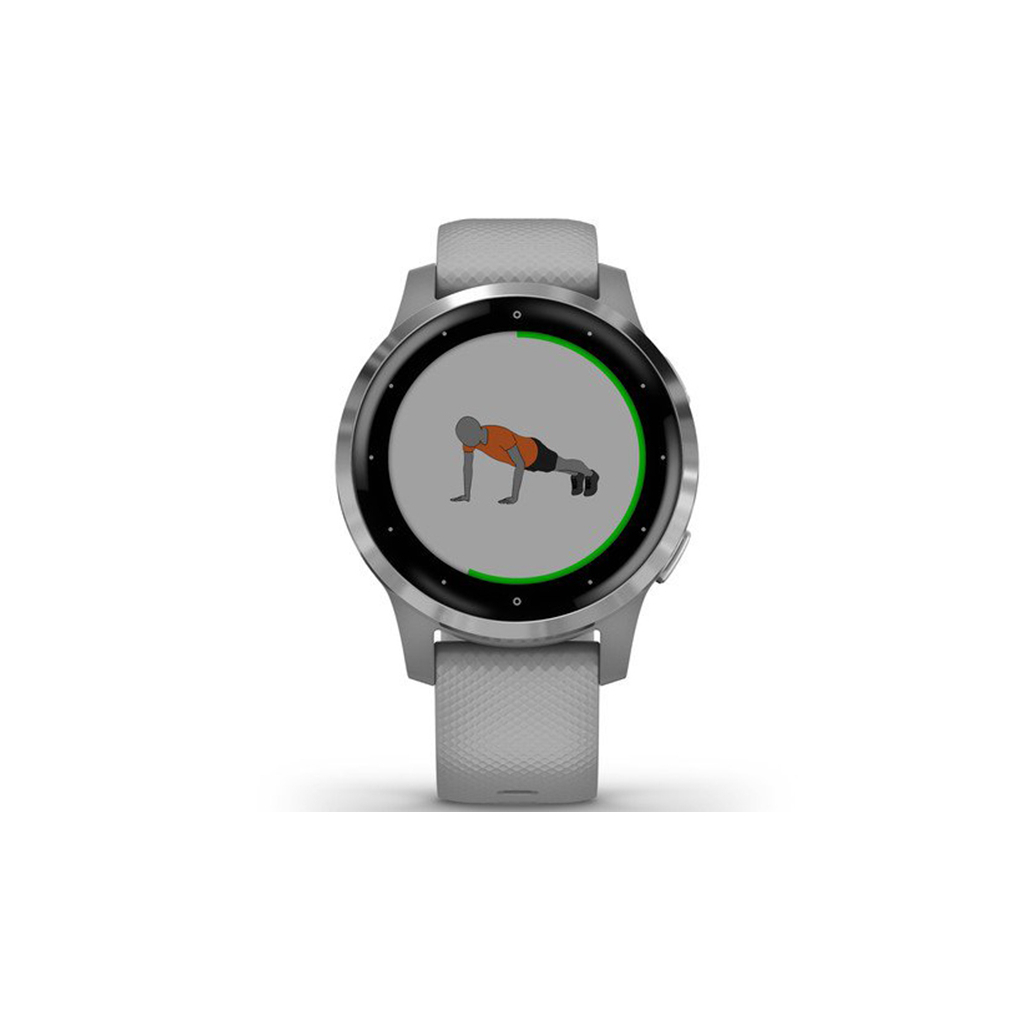 Смарт-годинник Garmin vivoactive 4S, Powder Gray/Silver (010-02172-03) - зображення 2