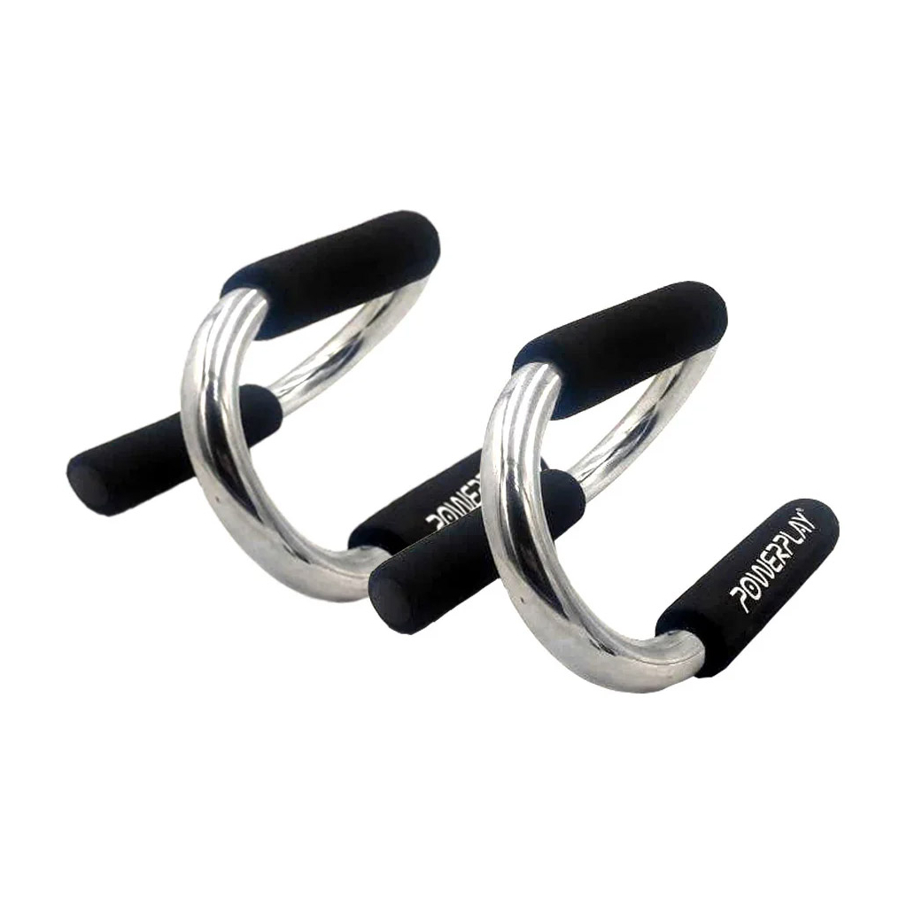 Упори для віджимань PowerPlay 4318 металеві S-подібні (PP_4318) - зображення 1