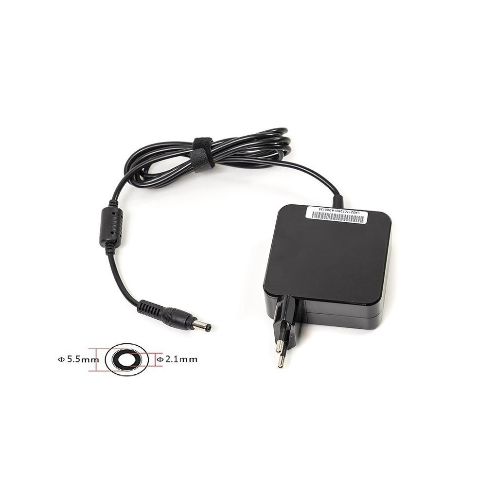 Блок живлення до ноутбуку PowerPlant ACER 220V, 19V 65W 3.42A (5.5*2.1) wall mount (WM-AC65F5521) - зображення 1