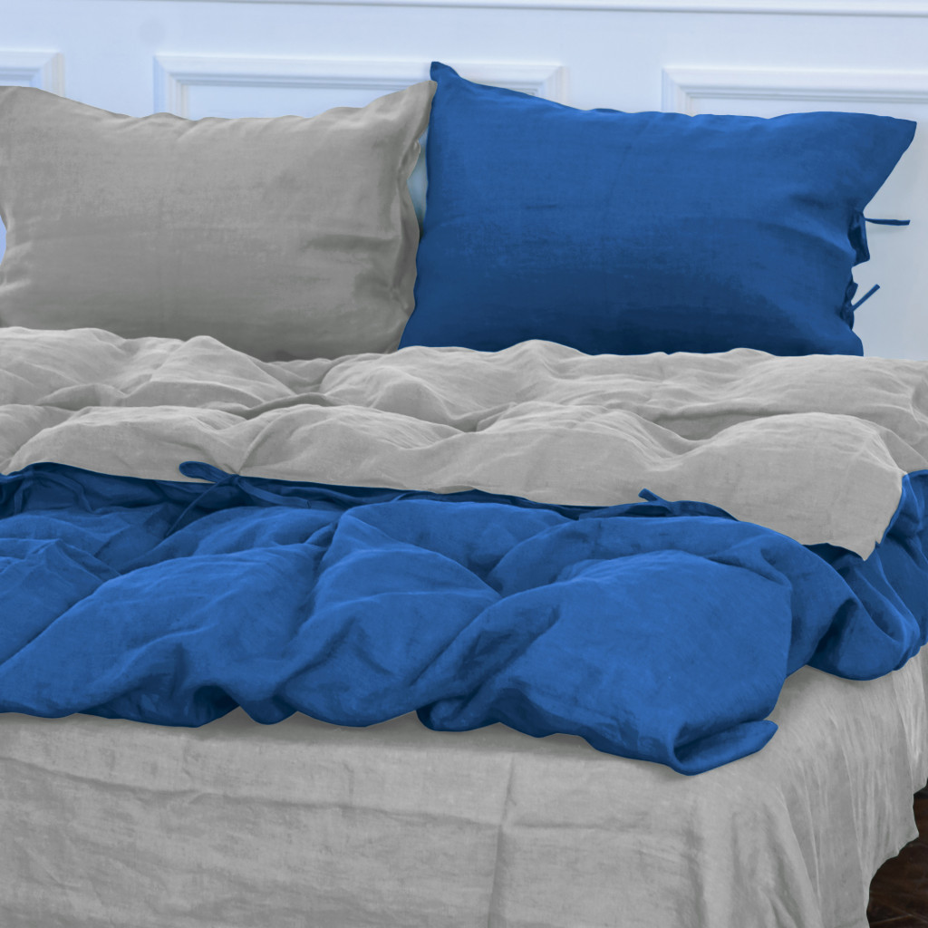 Постільна білизна MirSon Льон Aquamarine 2х160х220 (2200005371589) - зображення 10