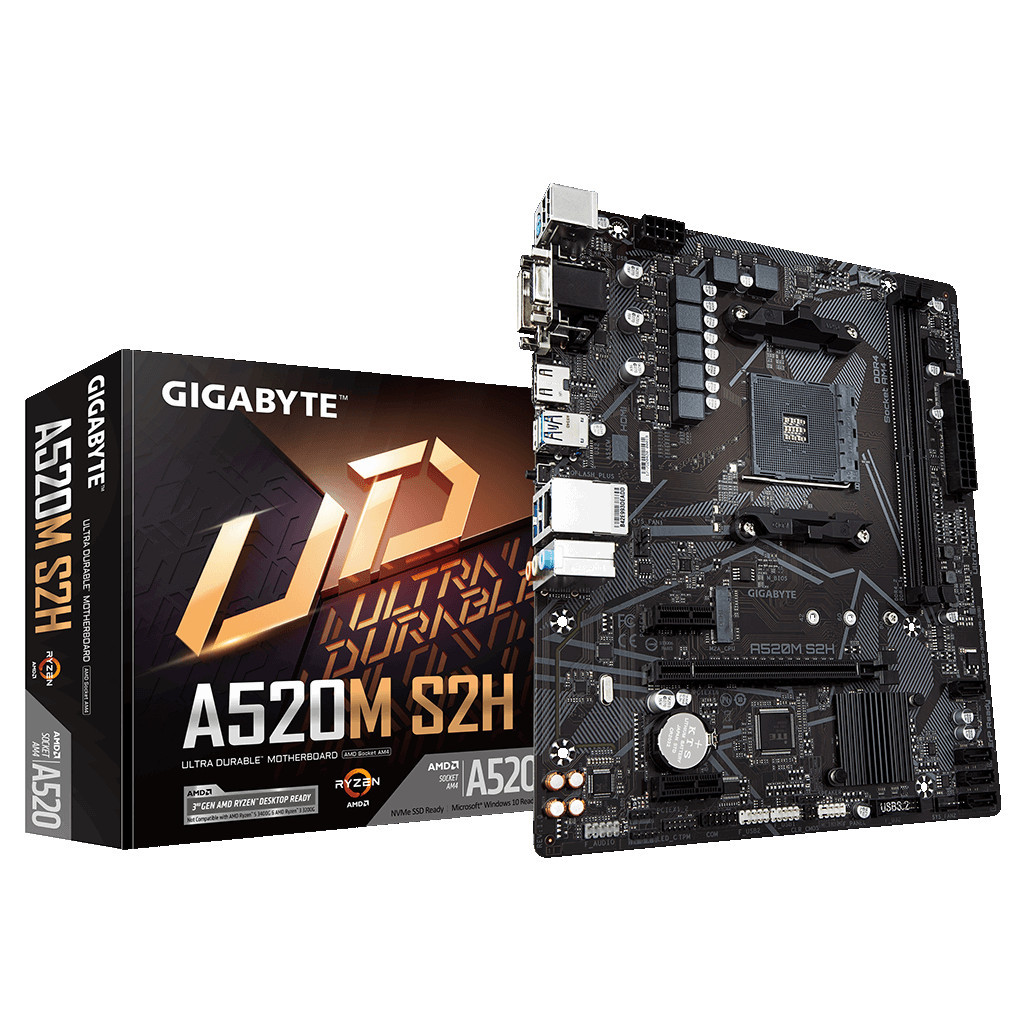 Материнська плата GIGABYTE A520M S2H - зображення 2