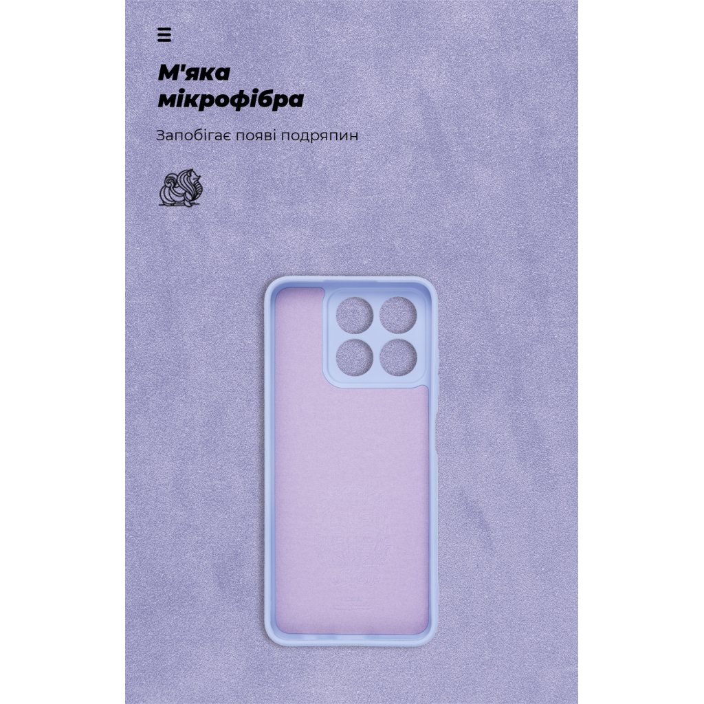 Чохол до мобільного телефона Armorstandart ICON ZTE Blade A35 4G / A55 4G Camera cover Lavender (ARM81527) - зображення 4